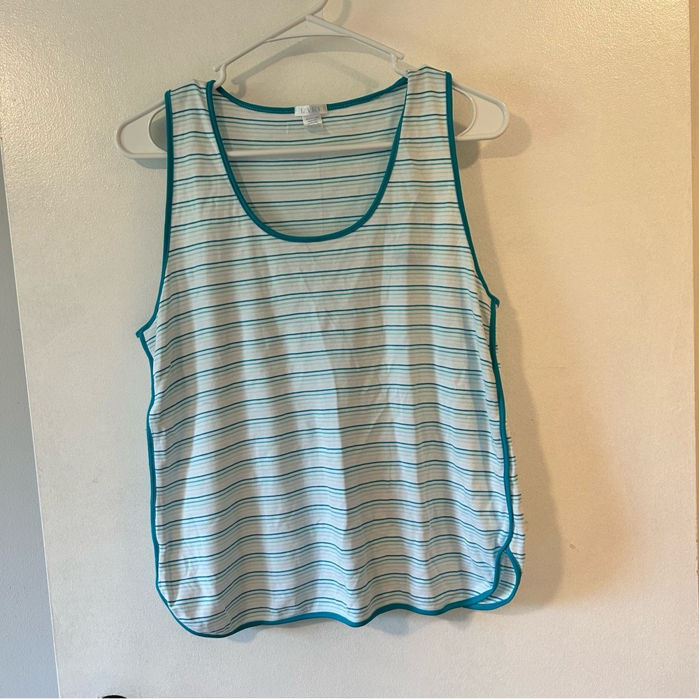 LAKE Striped Sleep Tank
